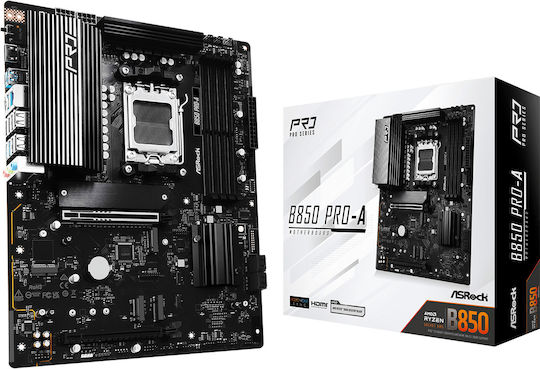 ASRock B850 Pro-A Motherboard ATX με AMD AM5 Socket 90-MXBQM-A0UAYZ