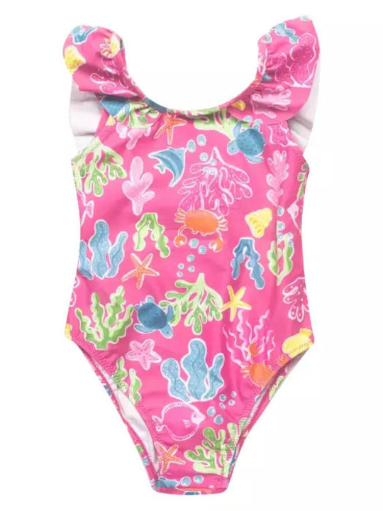 Mayoral Kids Swimwear One-Piece Fuchsia