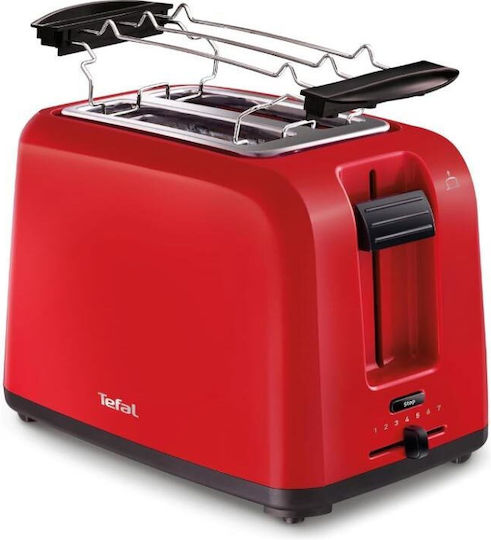 Tefal Prăjitor de pâine 2 sloturi 800W Roșu