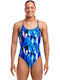 Sport One-Piece Swimsuit Blue