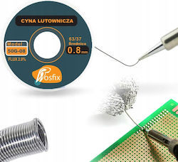 Rosfix Sn63pb37 Lötzinn 0,8mm 50g 2% Flussmittel auf Spule Rosfix Sn63pb37 Lötzinn 0,8mm 50g 2% Flussmittel auf Spule