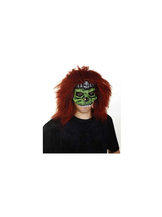 Clown Latex Skull Mask Wig 71644