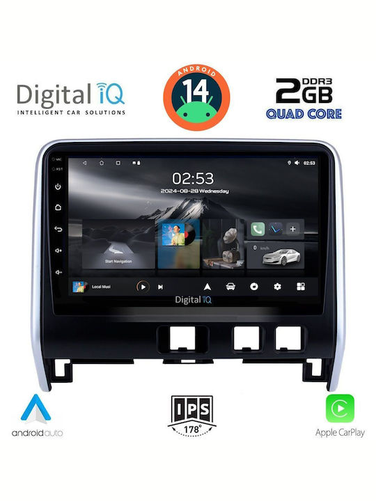 Digital IQ Auto-Audiosystem für Nissan Serena 2016 (Bluetooth/USB/WiFi/GPS/Apple-Carplay/Android-Auto) mit Touchscreen 10"