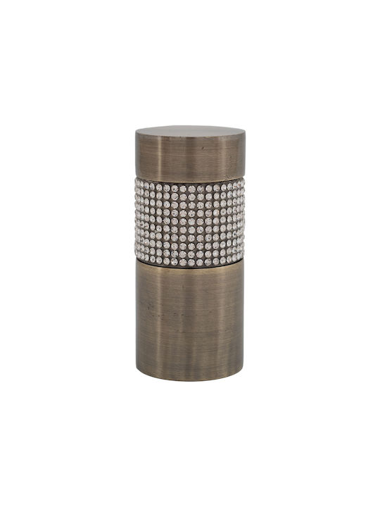 Grace Cortina de lemn se termină din Metal Bronz 2buc