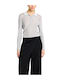 Women's Long Sleeve Sweater Silver