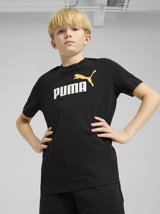 PUMA Kids' T-shirt Black Essentials