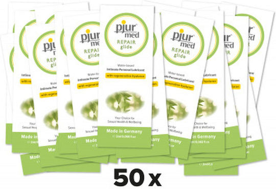 Pjur Med Repair Glide 2ml Wasserbasiertes Gleitmittel Hyaluron 50 Stück
