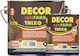 Mercola Decor Xylofarm Βερνίκι Εμποτισμού Πολυουρεθάνης Διαλύτου Μαόνι 2.5lt