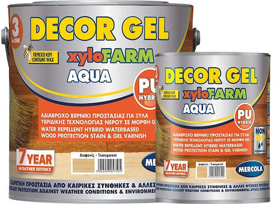Mercola Decor Xylofarm Пропитка Полиуретан за Вода Сив 750мл