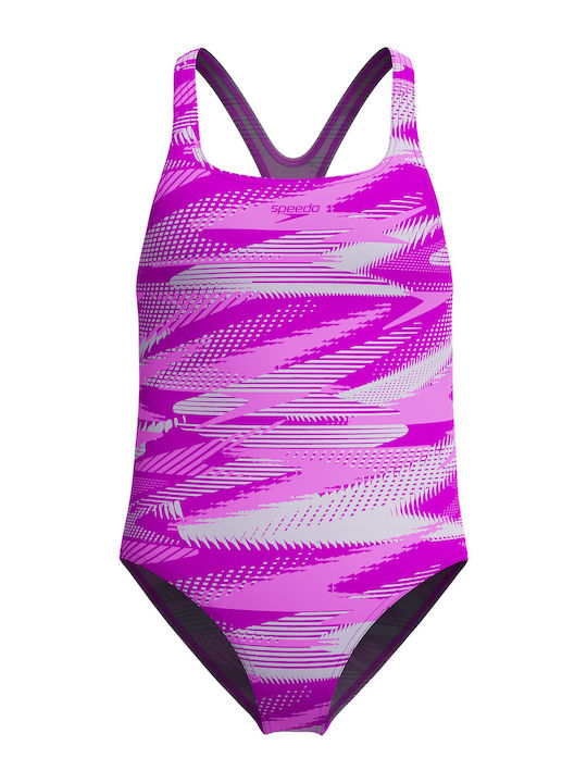 Speedo Hyperboom Splice Kinder Badeanzug Eintei...