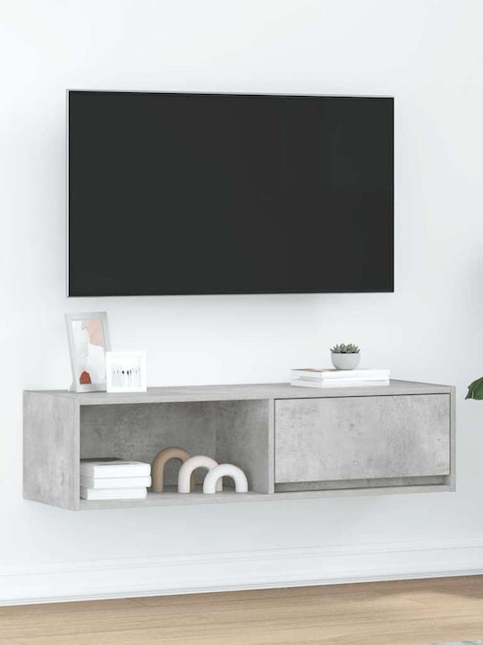 TV Stand Gray 100x31x25.5cm
