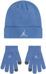 Jordan Jordan Essentials Beanie Set Beanie Unisex Σκούφος Πλεκτός σε Μπλε χρώμα