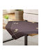 Linea Home Tischtuch Pansy Eggplant 140x180cm