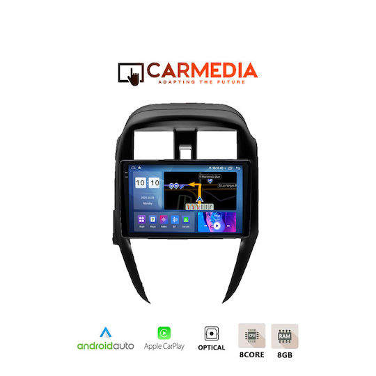 Carmedia Car Audio System for Nissan Almera / Sunny 2015-2016 (Bluetooth/USB/AUX/WiFi/GPS/Apple-Carplay/Android-Auto) with Touch Screen 10.36"