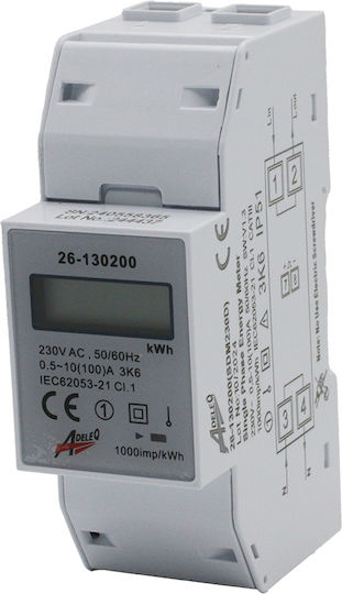 Adeleq Electric Panel Meter for Rail 26-130200