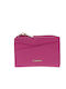 Small Leather Women's Wallet Classic with RFID Fuchsia
