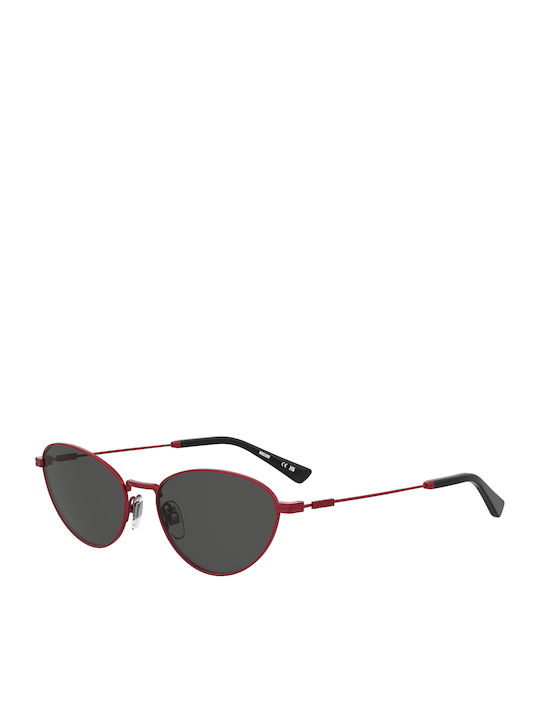 Moschino Women's Sunglasses with Red Metal Fram...