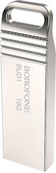 Borofone Bud1 Nimble Pendrive 16GB USB 2.0 Silver