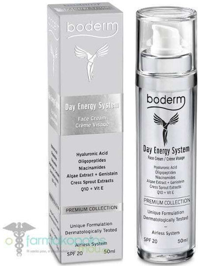 Boderm Day Energy System Хидратиращ Дневен Крем за Лице с SPF20 50ml