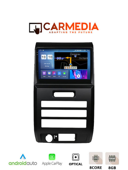 Carmedia Auto-Audiosystem für Ford Raptor 2004-2014 (Bluetooth/USB/AUX/WiFi/GPS/Apple-Carplay/Android-Auto) mit Touchscreen 9.5"