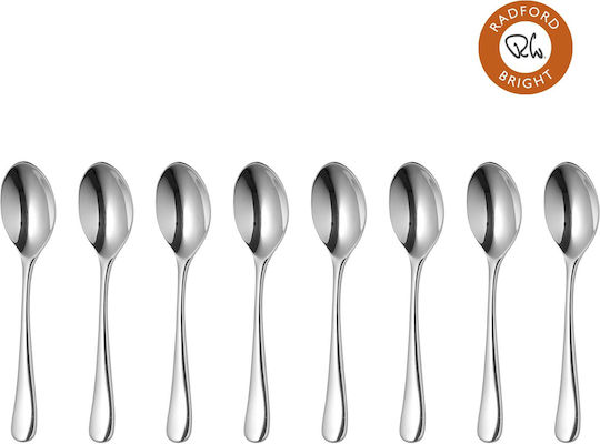 Set aus 8 Edelstahl-Kaffeelöffeln Radford Robert Welch