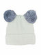 Kids Beanie Knitted Beige