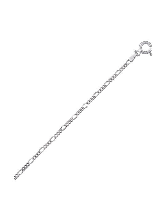 Croma Catene Silver Chain Neck Thin Thickness 2mm and Length 50cm