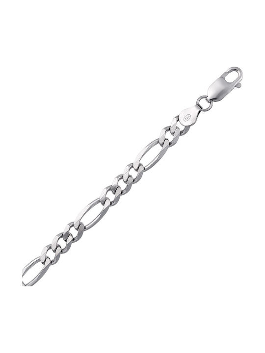 Croma Catene Silver Chain Neck Thin Thickness 5.7mm and Length 60cm