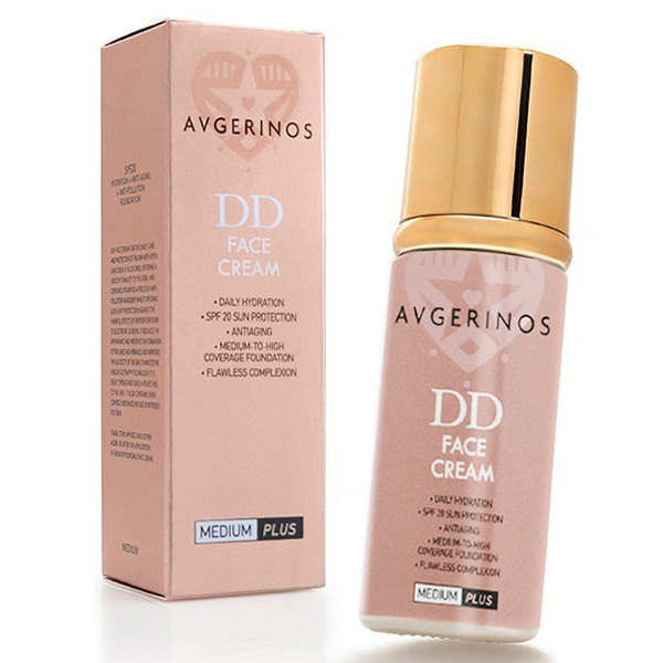 Avgerinos Cosmetics DD Medium Plus Light Κρέμα Προσώπου Ημέρας με SPF20 για Ενυδάτωση, Αντιγήρανση & Σύσφιξη με Νιασιναμίδη 50ml
