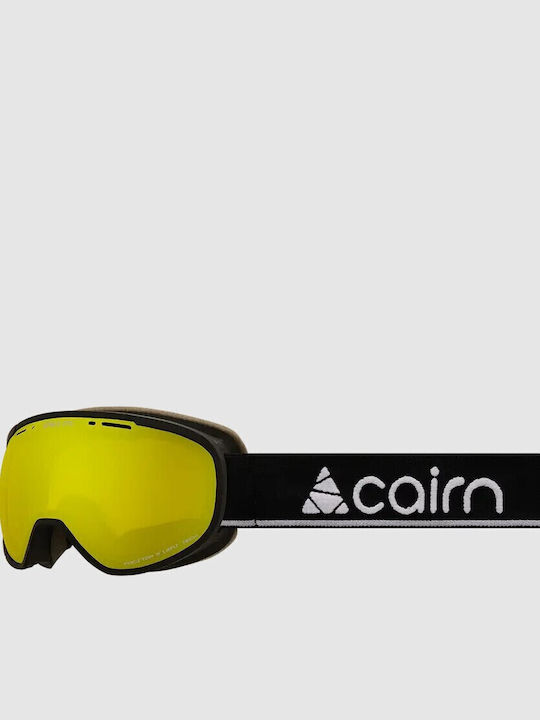 Cairn Genius Otg Spx1000 Mat Μάσκα Σκι & Snowboard Ενηλίκων Μαύρη