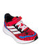 Marvel Spider-Man Runfalcon 3.0 Kids Sports Shoes Running with Hoop & Loop Closure Pure Ruby / Cloud White / Bright Blue