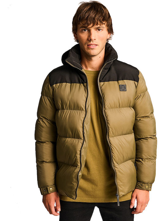 Jacke Puffer Khaki