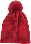 Verde Pom Pom Beanie Γυναικείος Σκούφος Πλεκτός...