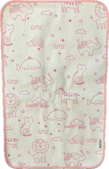 Ninetta Bebe Changing Pad Pink 35x56cm.