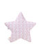 Double-Sided Decorative Pillow Star Salmon