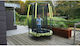Exit Toys Outdoor Trampoline 140cm with Net & Ladder