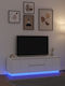 TV-Ständer mit LED-Beleuchtung Weiß M160.5xT41xH50cm