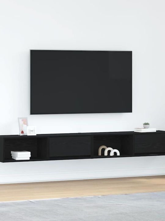 TV Stand Black 100x31x25.5cm