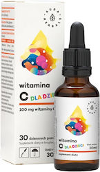 Aura Herbals Vitamin C For Children Витамин 100мг 30мл Aura Herbals Vitamin C For Children Витамин 100мг 30мл
