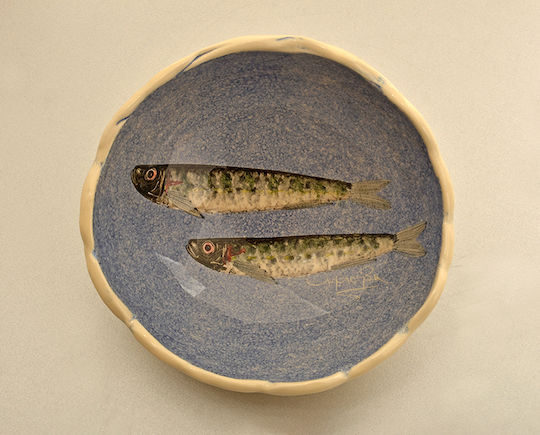 Decorative Bowl Gray 26x26cm