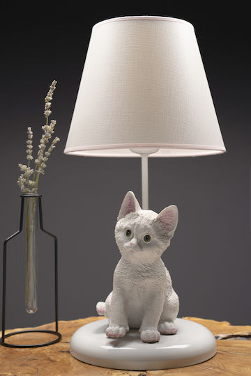 ARlight Table Lamp for Socket E27 with White Shade and Base