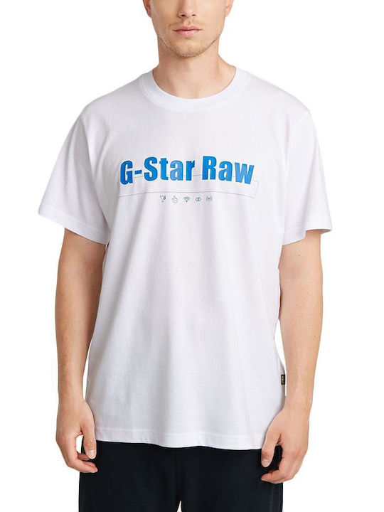 G-Star Raw T-shirt White-Blue
