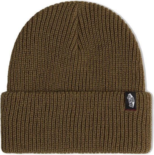Shallow Cuff Beanie Unisex Beanie Knitted in Green color