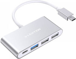 Lention USB Hub 4 Θυρών (USB-C) Lention USB Hub 4 Θυρών (USB-C)
