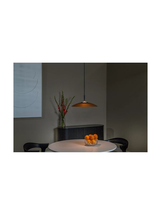 Lucide Lightning Pendant Light Honey 40x40cm