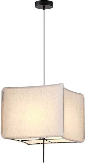 Eurolamp Toscany Ceiling Light Beige with E27 Socket 48x48x48cm