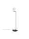 Opviq Luminar Floor Lamp H140xW37cm. with Socket for Bulb G9 Black