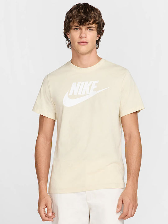 Nike Icon Futura Sportliches T-Shirt Beige