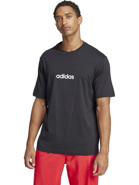 adidas Essentials Linear T-shirt Μαύρο