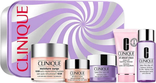 Clinique Clean Skin for The Win Σετ Περιποίησης για Ενυδάτωση & Καθαρισμό Προσώπου 5τμχ